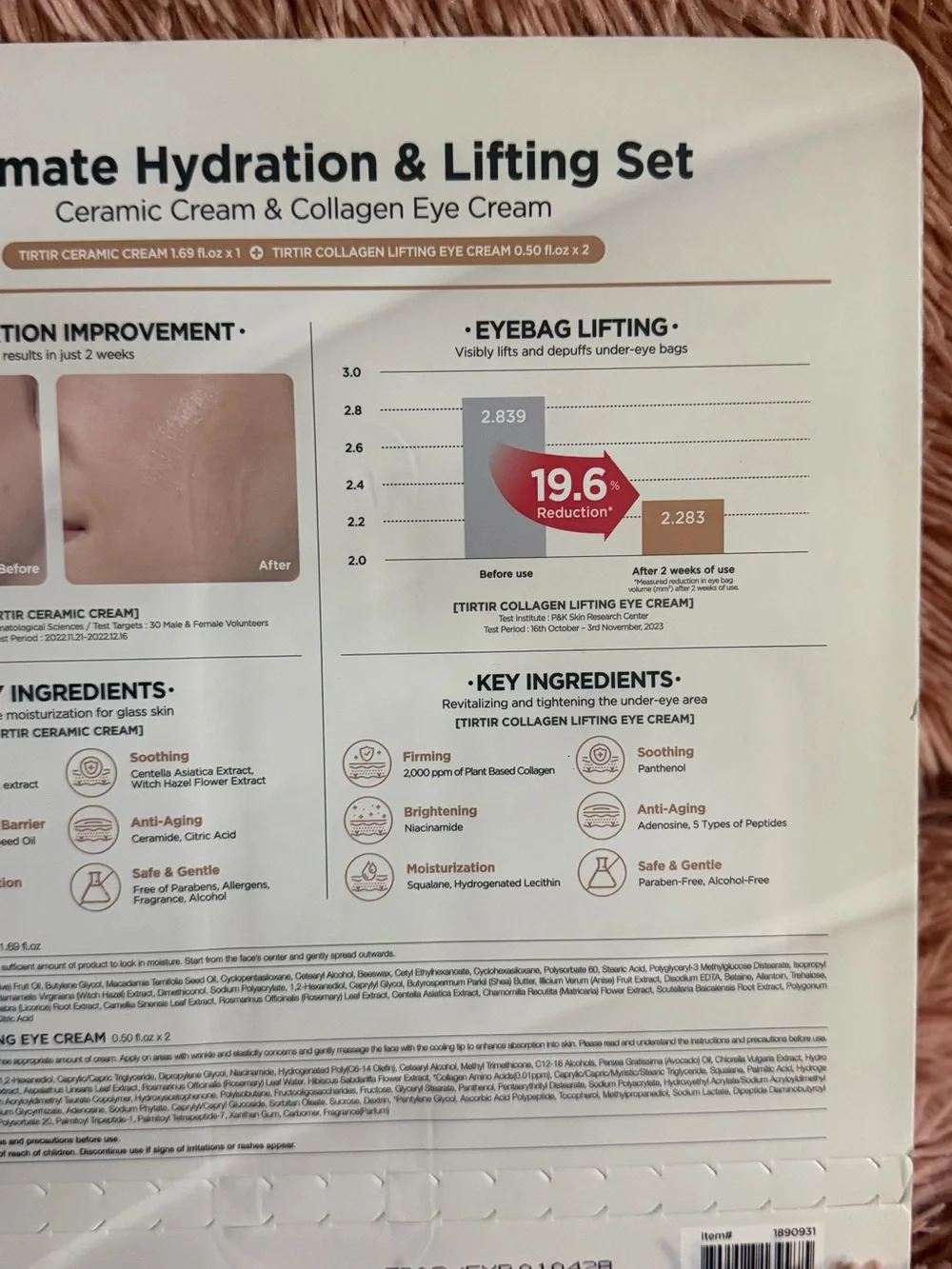 Tirtir Ultimate Hydration & Lifting Set